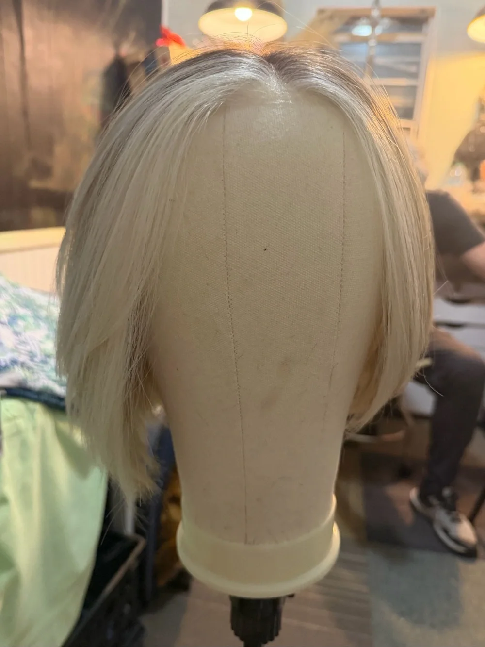 Premium Light Blonde Straight Lace Front Wig - Sleek Everyday Style